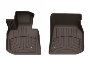 BMW X3 M Floor Mat Set - Front - WeatherTech - FloorLiner HP - Cocoa - `20-`24
