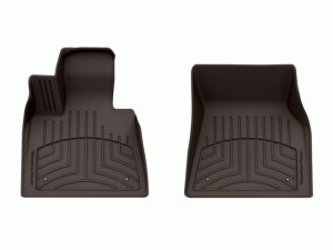 BMW Alpina XB7 Floor Mat Set - Front - WeatherTech - FloorLiner HP - Cocoa - `21-`24