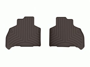 BMW X7 Floor Mats - Rear - WeatherTech - FloorLiner HP - Cocoa - `19-`24