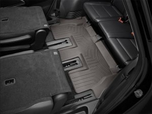 Kia Telluride FloorLiner - Rear - WeatherTech - DigitalFit - Cocoa - `20-`27