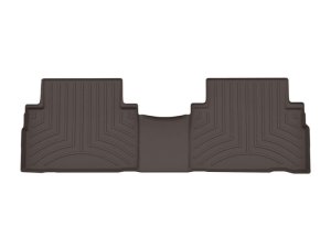 Hyundai Santa Fe Floor Mat Set - Rear - WeatherTech - FloorLiner HP - Cocoa - `21-`23 Hyundai Santa Fe Floor Mat Set - Rear - WeatherTech - FloorLiner HP - Cocoa - `21-`23