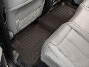 Jeep Grand Cherokee Floor Mat Set - Rear - WeatherTech - FloorLiner HP - Cocoa - `22-`23