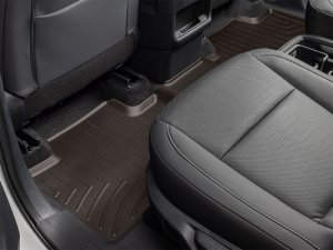 Lexus TX FloorLiner - Rear - WeatherTech - DigitalFit - Cocoa - `24-`26