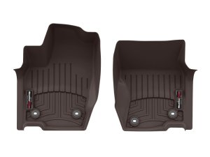 Toyota Land Cruiser FloorLiner - Front - WeatherTech - DigitalFit - Cocoa - `24-`26