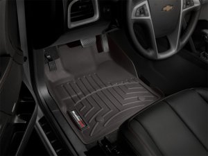 Chevrolet Equinox FloorLiner - Front - WeatherTech - DigitalFit - Cocoa - `10-`16