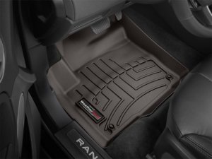 Land Rover Range Rover Evoque Floor Liners - Front - WeatherTech - DigitalFit - Cocoa - `12-`27