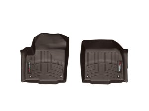 Land Rover Range Rover Evoque Floor Liners - Front - WeatherTech - DigitalFit - Cocoa - `12-`27