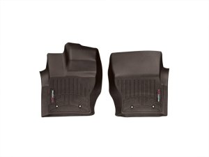 Land Rover Range Rover Floor Liners - Front - WeatherTech - FloorLiner DigitalFit - Cocoa - `13-`27
