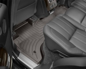 Land Rover Range Rover Floor Liners - Rear - WeatherTech - DigitalFit FloorLiner (HDTE) - Cocoa - `13-`27