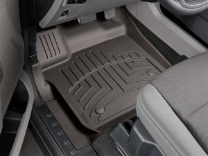 Audi RS3 Floor Mat Set - Front - WeatherTech - FloorLiner HP - Cocoa - `17-`20