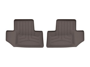 Jeep Wrangler Floor Mat Set - Rear - WeatherTech - FloorLiner HP - Cocoa - `18-`27