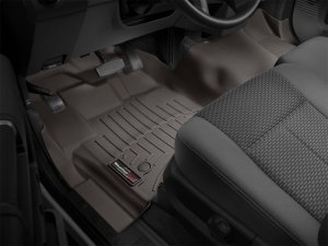 Ford F-550 FloorLiner - Front - WeatherTech - DigitalFit - Cocoa - `12-`16
