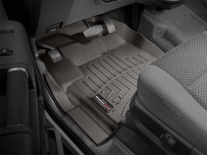 Ford F-250 FloorLiner - Front - WeatherTech - DigitalFit - Cocoa - `12-`16