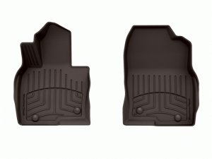 Mazda CX-9 Floor Mat Set - Front - WeatherTech - FloorLiner HP - Cocoa - `16-`23