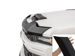 Chevrolet Silverado 2500HD Hood Protector - WeatherTech - Low Profile Aerodynamic - Matte Black - `20-`26 Chevrolet Silverado 2500HD Hood Protector - WeatherTech - Low Profile Aerodynamic - Matte Black - `20-`26
