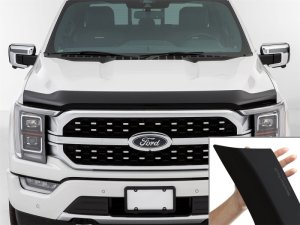 Ford F-150 Hood Protector - WeatherTech - Low Profile Aerodynamic - Matte Black - `21-`26