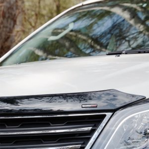 Ford F350 Hood Protector - WeatherTech - Low Profile Aerodynamic - Black - `23-`27