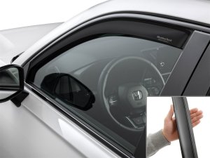 Honda CR-V Wind Deflectors - Front - WeatherTech - Matte Black - `23-`26