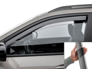 Chevrolet Trax Wind Deflectors - Front - WeatherTech - Side Window Deflector - Dark Tint - `24-`26