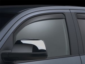 Toyota Tundra Wind Deflectors - Front - WeatherTech - Dark Smoke - `07-`21