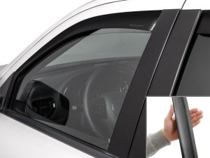 Dodge Durango Front Side Window Deflectors - WeatherTech - Matte Black - `11-`26