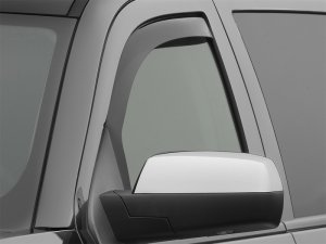 Chevrolet Silverado Wind Deflectors - Front - WeatherTech - Dark Smoke - `14-`27