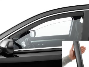 Honda CR-V Wind Deflectors - Front - WeatherTech - Side Window - Matte Black - `17-`22