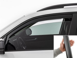 Volkswagen Atlas Wind Deflectors - Front - WeatherTech - Matte Black - `18-`26