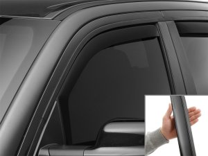 Dodge Ram Truck Deflector - Front - WeatherTech - Matte Black - `19-`26