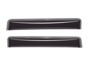 Kia Rio Wind Deflectors - Rear - WeatherTech - Side Window Deflectors - Dark Smoke - `18-`27