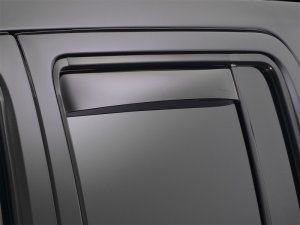 Chevrolet Silverado Side Window Deflectors - Rear - WeatherTech - Dark Smoke - `99-`06