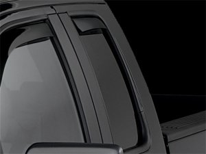 Ford F-150 Rear Side Window Deflectors - WeatherTech - Dark Tint - 2004