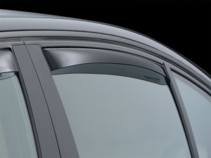 BMW 3 Series Rear Side Window Deflectors - WeatherTech - Side Window Vent - Dark Smoke - `06-`12