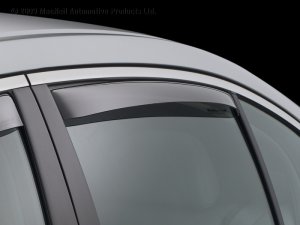 Honda Accord Wind Deflectors - Rear - WeatherTech - Side Window Deflector - Dark Smoke - `08-`12