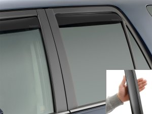 Toyota 4Runner Wind Deflectors - Rear - WeatherTech - Matte Black - `10-`24