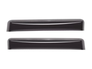 Hyundai Accent Rear Side Window Deflectors - WeatherTech - Dark Smoke - `12-`27