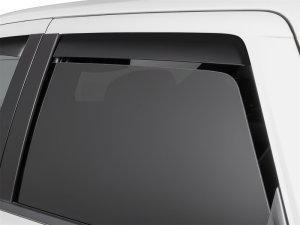 Dodge Durango Wind Deflectors - Rear - WeatherTech - Side Window Deflector; Optically Transparent - Dark Tint - `11-`23