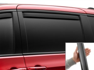 Chrysler Pacifica Wind Deflector - Rear - WeatherTech - Matte Black - `17-`26