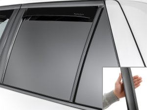 Ford Explorer Deflector - Rear - WeatherTech - Side Window - Matte Black - `20-`26