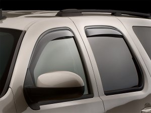 Chevrolet Tahoe Wind Deflectors - Front + Rear - WeatherTech - Dark Smoke - `07-`13