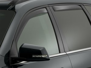 Chevrolet Traverse Wind Deflectors - Front + Rear - WeatherTech - Dark Smoke - `09-`11