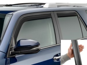 Toyota 4Runner Wind Deflectors - Front + Rear - WeatherTech - Matte Black - `10-`24