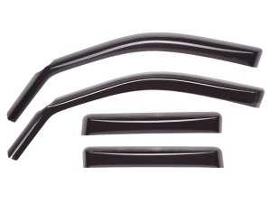 Mitsubishi Outlander Sport Wind Deflectors - Front + Rear - WeatherTech - Dark Smoke - `11-`27