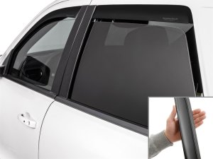 Dodge Durango Wind Deflectors - Front + Rear - WeatherTech - Matte Black - `11-`26