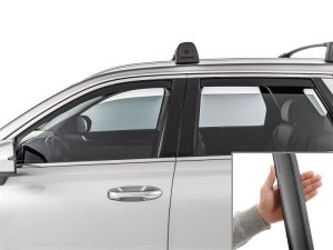 Hyundai Palisade Wind Deflectors - Front + Rear - WeatherTech - Side Window Deflector Set - Matte Black - `20-`25