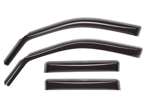 Dodge Dakota Wind Deflectors - Front + Rear - WeatherTech - Dark Smoke - `97-`04