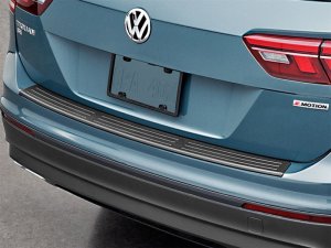 Volkswagen Tiguan BumperTopper - Rear - WeatherTech - Black - `18-`27