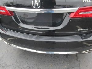 Acura MDX BumperTopper - Rear - WeatherTech - Black - `17-`20