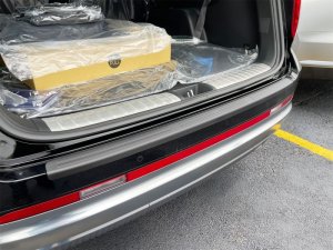 Hyundai Palisade Bumper Topper - Rear - WeatherTech - Black - `23-`24