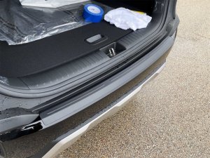 Kia Seltos BumperTopper - Rear - WeatherTech - Black - `21-`23